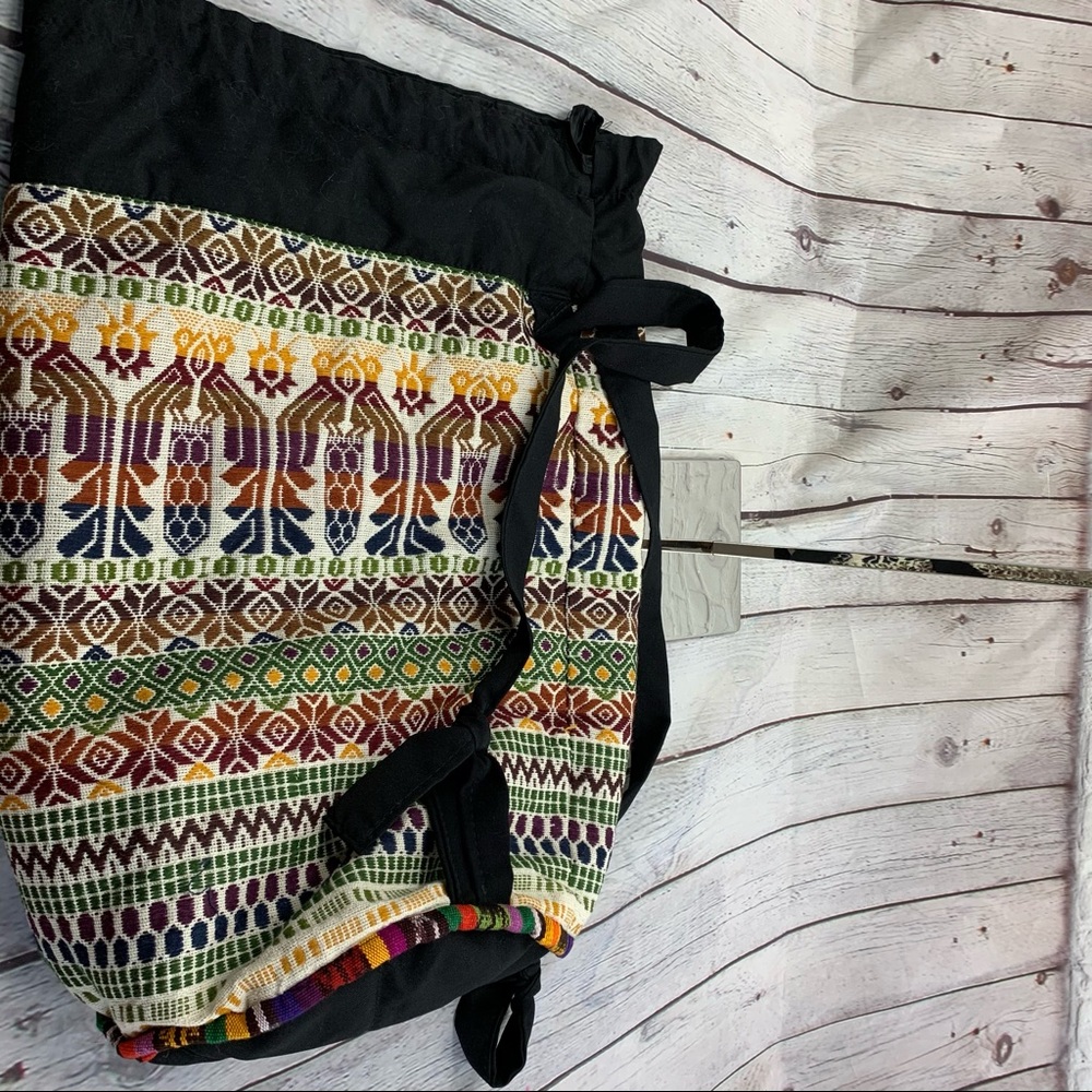 Bohemian Tribal Aztec 90s style Backpack - Picture 5 of 10